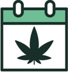 Icon of events calendar