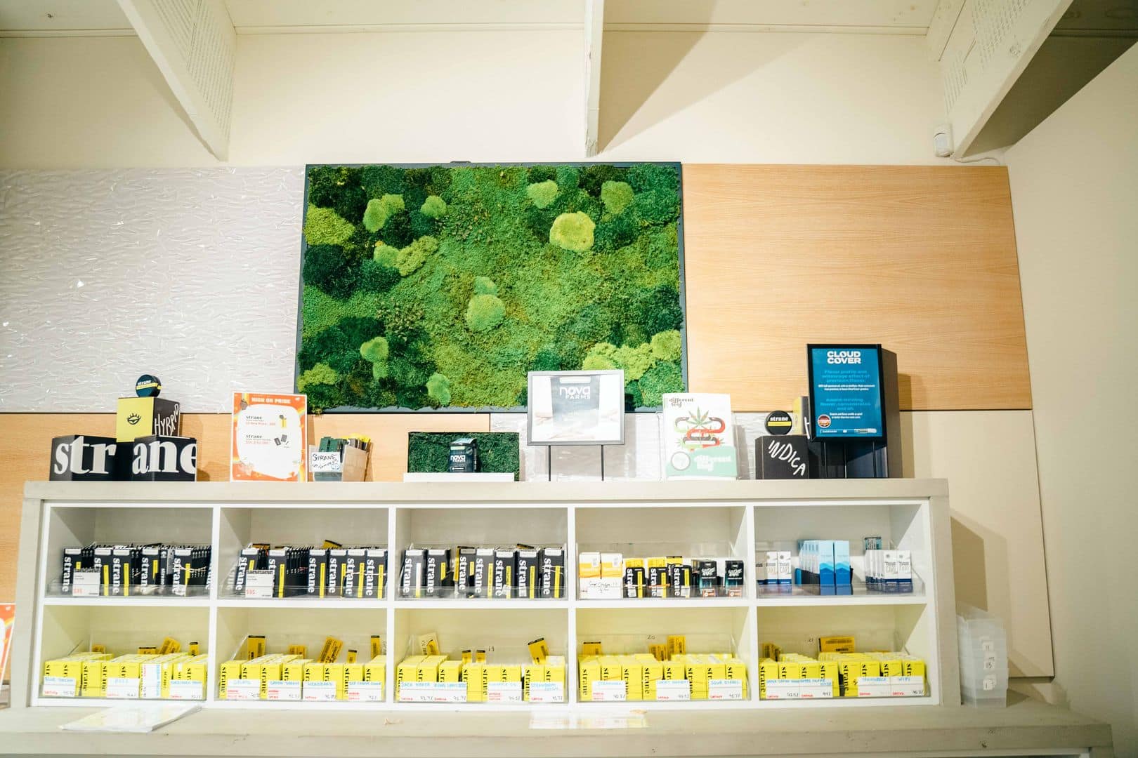 Easthampton_gallery_6 Strane product display in Liberty's Easthampton dispensary
