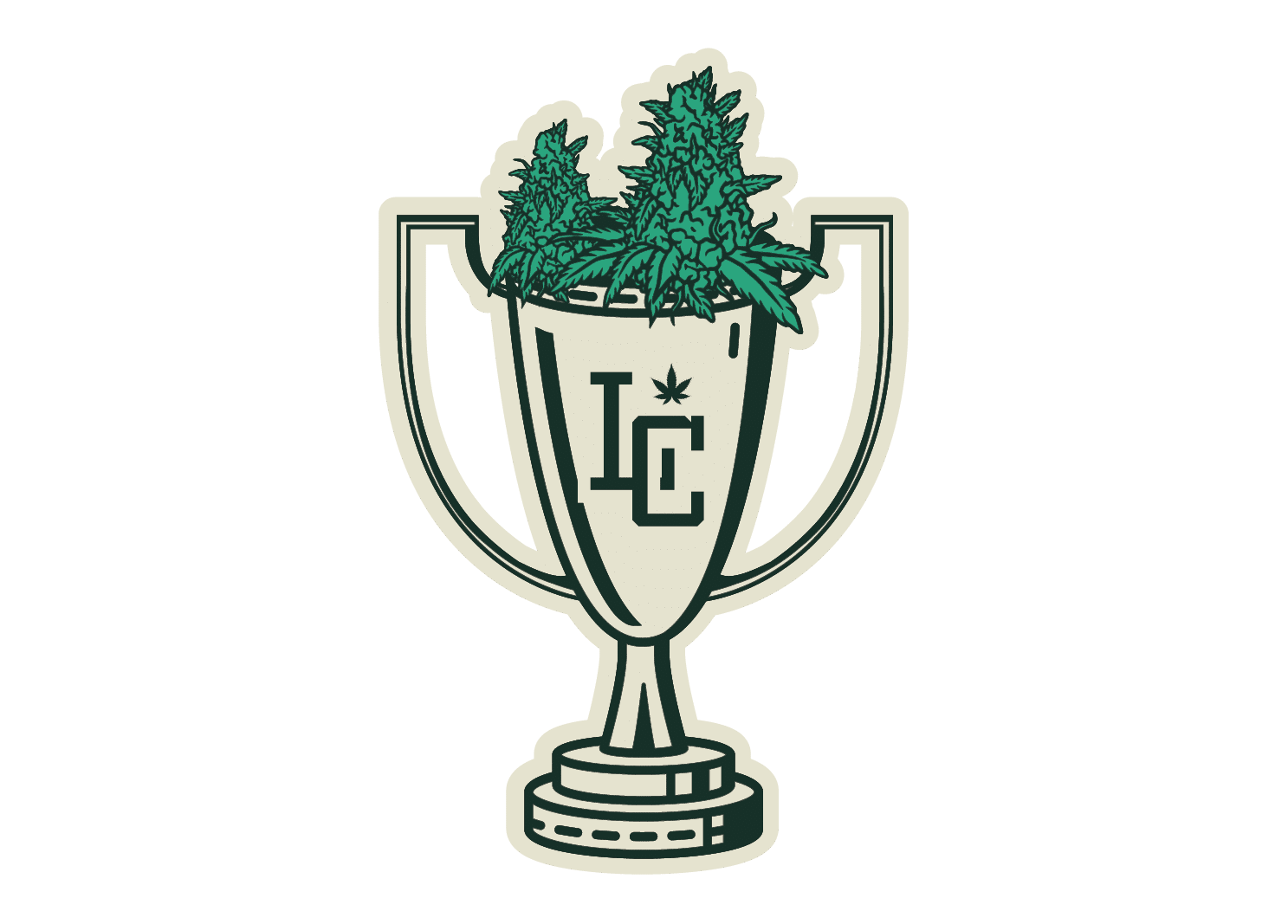 Liberty Cannabis branded image of award