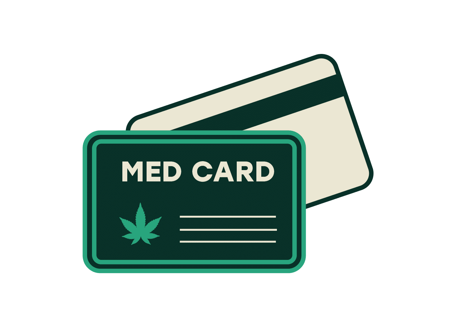 Graphic of medical cards