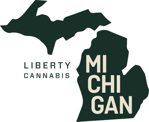 Liberty Cannabis Michigan state map graphic