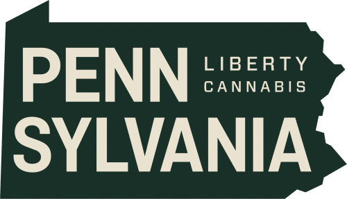 Liberty Cannabis Pennsylvania state map graphic