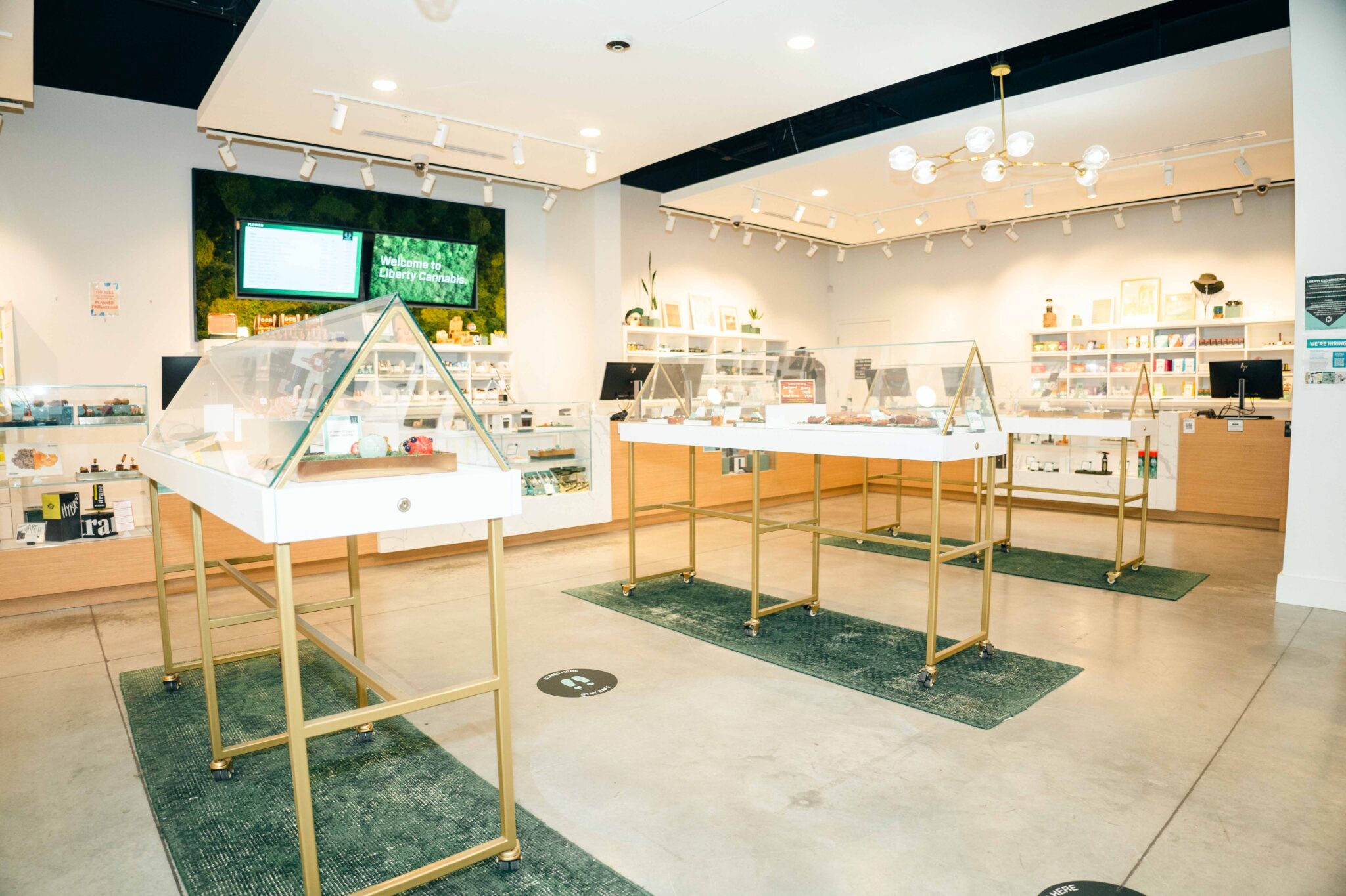 DSC05720 Liberty Cannabis dispensary Springfield interior decor and display cases
