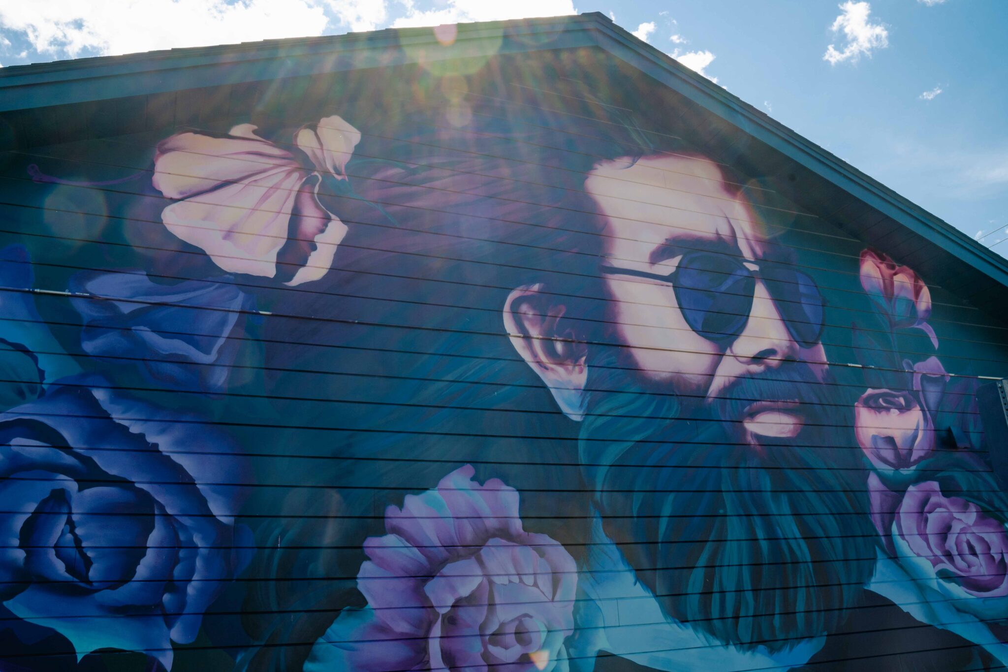 DSC06201 Liberty Easthampton dispensary exterior mural of Jerry Garcia