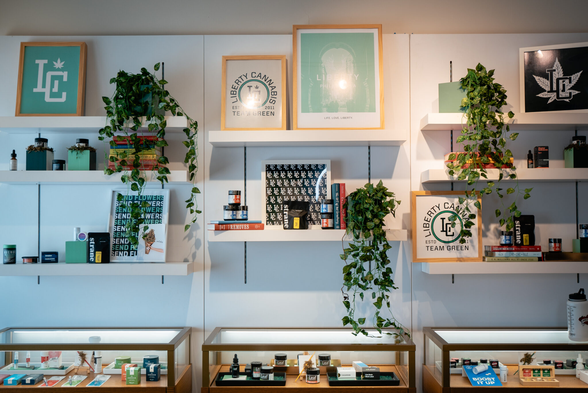 Interior decor, shelves and display cases