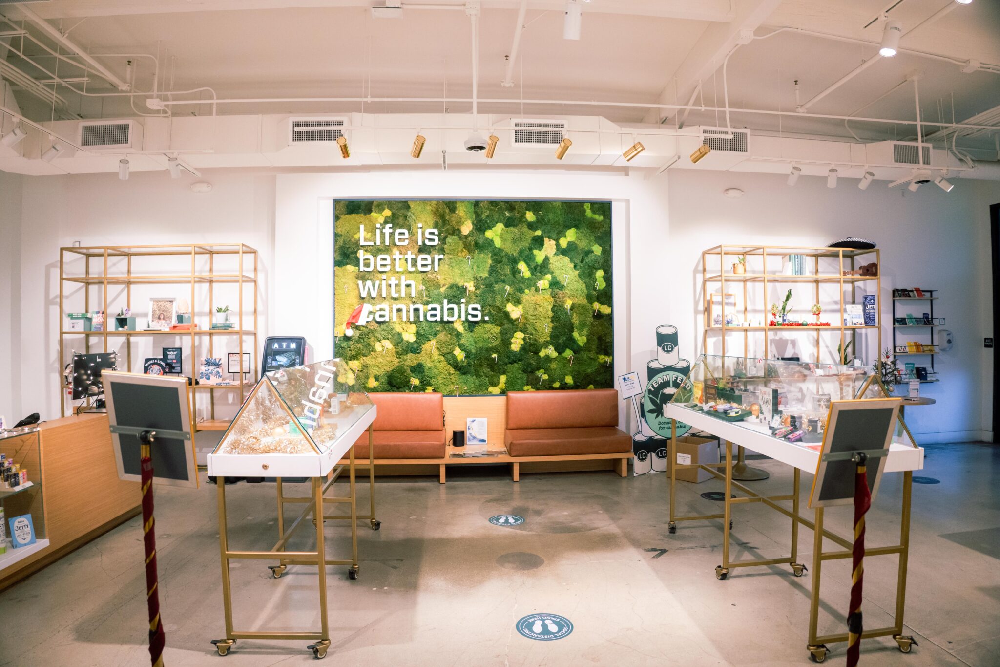 Liberty's California state dispensary Interior