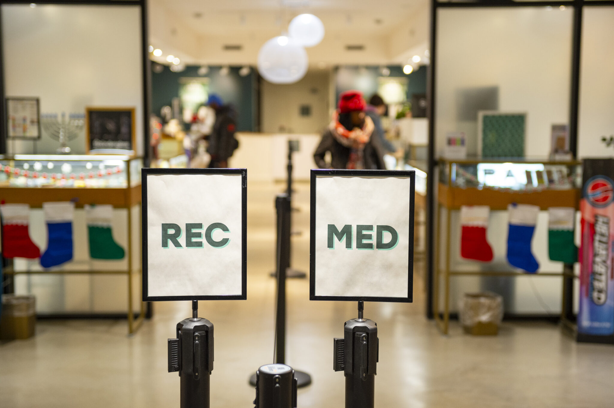 Liberty Massachusetts medical and recreational line markers