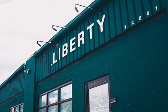 Liberty exterior signage
