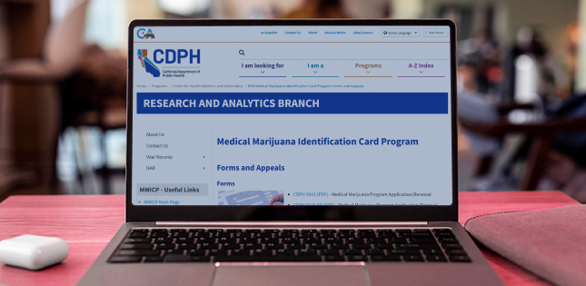 California-img Register online to get a medical marijuana card