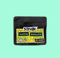 Gator Breath cannabis product packaging