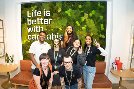 Liberty Cannabis employees in a group photo 