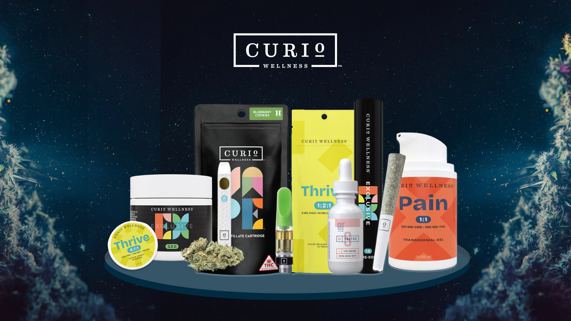 Curio Wellness cannabis products