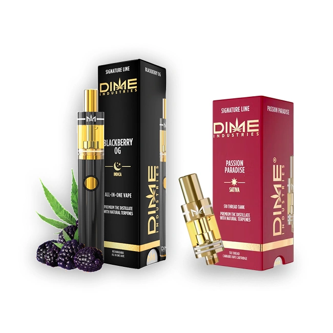 Dime Industries Vape, Cartridges and Disposables Products