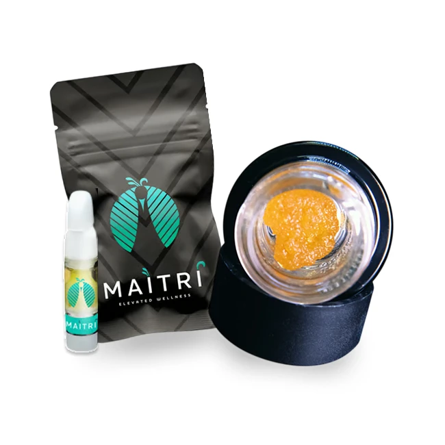 Maitri Medicinals Live Resin Vapes and Concentrates